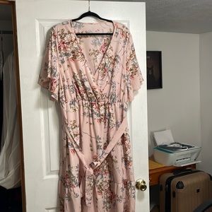 5x floral dress- never worn